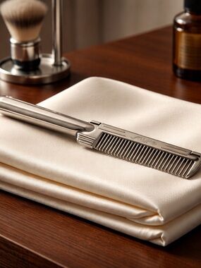 40s Vintage Life Wave Comb Retro Hair Styling Tool Barber Chrome Plated Steel